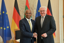 President Solih meets German President Steinmeier