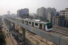 Dhaka metro rail to operate from 8am-2pm starting Wednesday