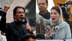 Imran, Maryam cross swords over polls issue