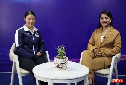 南亚网视专访尼泊尔参加成都大运会武术运动员尼玛·加尔蒂·马加尔