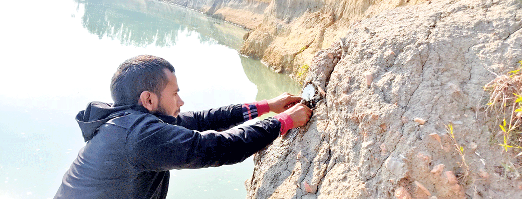 कटान गरेको स्थल उत्खनन हुने