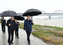 Xi inspects Jiujiang in east China's Jiangxi Province