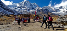 Annapurna Base Camp attracts domestic tourists during Dashain celebrations