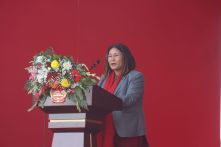 中国新春庙会：尼泊尔众议院副议长英迪拉·拉纳·马嘉尔致辞