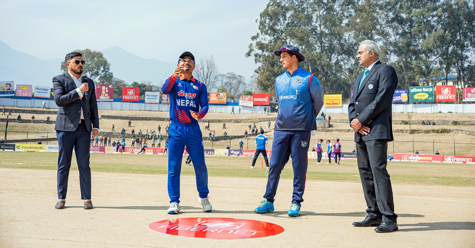 नामिबियाले टस जितेर ब्याटिङ रोज्यो, नेपाल फिल्डिङका लागि उत्रँदै
