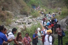 Foot trail constructed from Dharan to Sangurigadhi