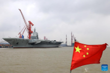 China's aircraft carrier Fujian sets out for maiden sea trials