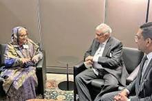 President meets Bangladesh Prime Minister in New Delhi