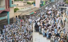 Firing as thousands rally in Bannu for peace