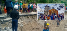 भारतमा वर्षाको कहर : बिहारमा १७ लाख मानिस प्रभावित, केदारनाथ यात्रा बन्द
