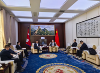 杨天福拜会中国驻尼泊尔大使陈松并赴上马相迪项目调研