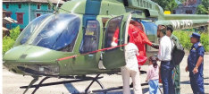 Air rescue lifeline for mothers and newborns